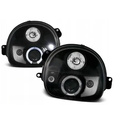 Lampy reflektory renault twingo 93-98 ringi black