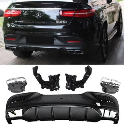 Dyfuzor mercedes gle c292 63 amg optik 2x2 chrom