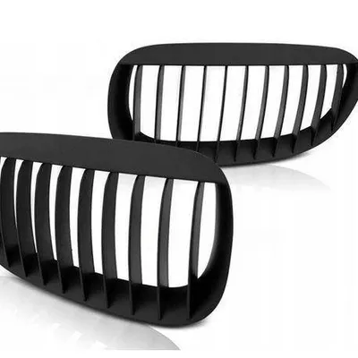 Grill, nerki BMW E63/E64 02-10 atrapa BLACK Matowe