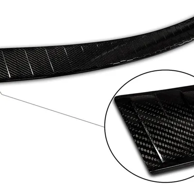 Nakładka na zderzak tylny do Volkswagen Sharan 2 (Carbon Fiber)