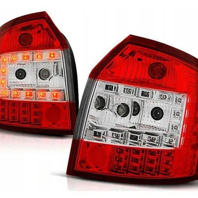 Lampy diodowe Audi A4 B6 01-04 avant red white led