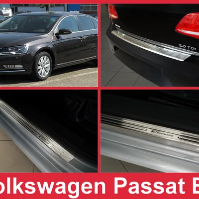 Zestaw (Nakładka na zderzak tylny + nakładki progowe) do Volkswagen Passat B7