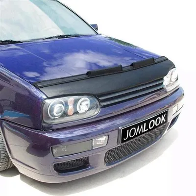Bra na maskę vw golf 3 92-97 czarna