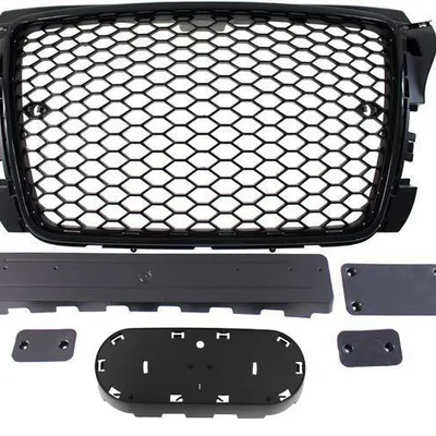 Grill Audi A3 8P RS-Style Bright Black PDC 09-12