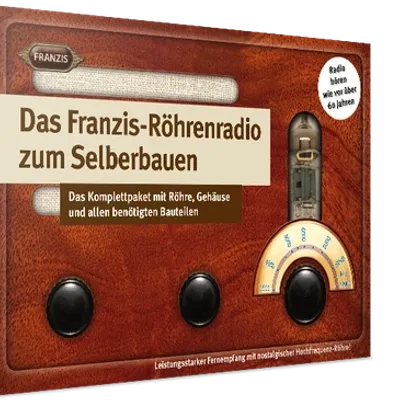Radio lampowe Franzis do samodzielnego zbudowania