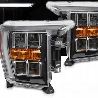 Lampy reflektory black LED do Ford F150 MK14 20-23