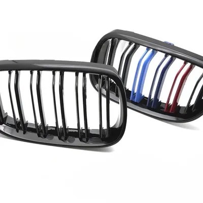 Grill BMW E92 / E93 2006–2010 Sport Glossy Black Tri-Colour Double Bar
