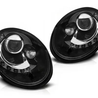 Lampy Reflektory Vw New Beetle 06-12 Led Black