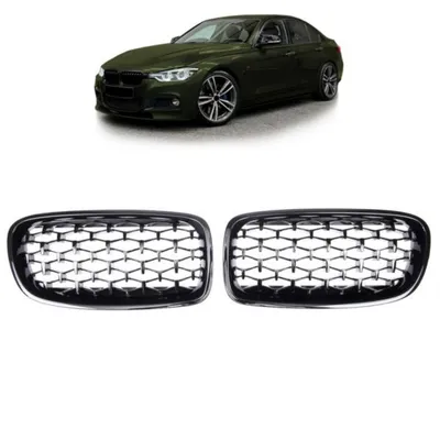 Grill (nerki) do bmw 3 f30 f31 11-19 gloss black
