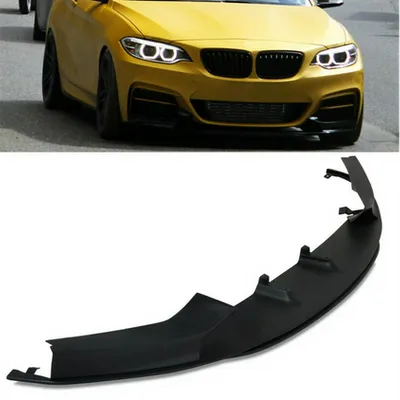 Dokładka przedniego zderzaka Matt Black BMW 2 F22 F23 2012-2020