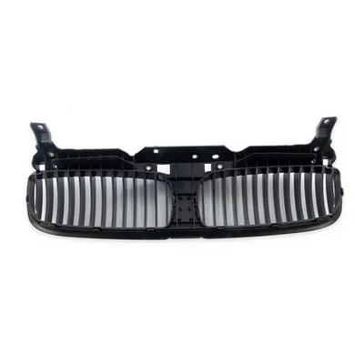 Grill sportowy pojedyncze żeberka Matt Black BMW 7 E65 E66 E67 przed liftem 2002-2005