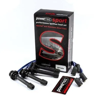 Przewody zapłonowe PowerTEC NISSAN 100NX ALMERA PRIMERA 1.4 1.6L 90-00 Czerwone