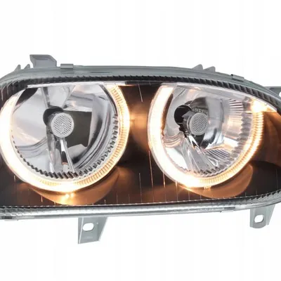 Reflektory przednie VW Golf III BLACK RINGI