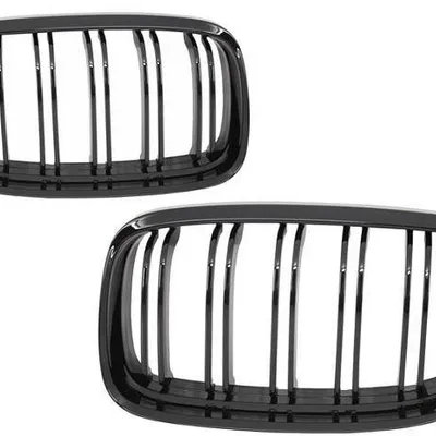 Grill ( nerki) bmw e90 lci 08-11 czarny połsyk
