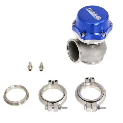 Wastegate zewnętrzny TurboWorks 50mm 0,5 Bar V-Band Blue