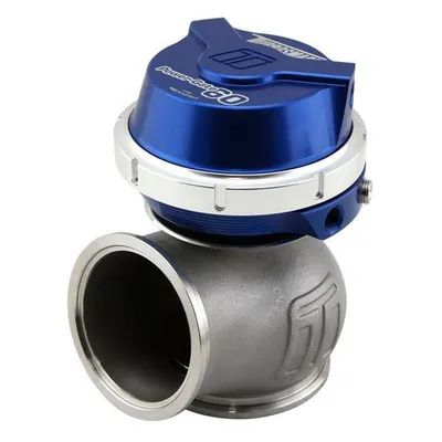 Wastegate zewnętrzny TurboSmart 60mm 1.0 Bar Power-Gate Gen V Niebieski