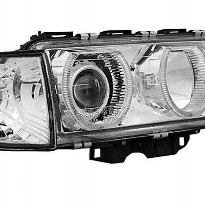 Reflektory przednie BMW E38 CHROM RINGI