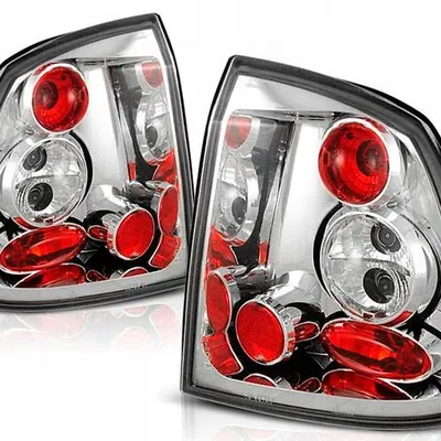 Lampy tylne nowe OPEL ASTRA G SEDAN COUPE 97-04 CHROME