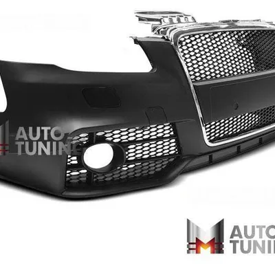 Zderzak audi a4 04-08 rs style chrome black