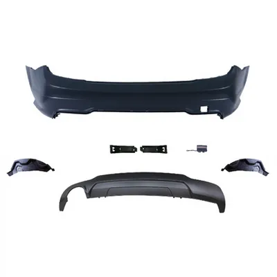 Tylny zderzak sport zestaw z dyfuzorem MERCEDES C-Class W204 C204 2007-2015