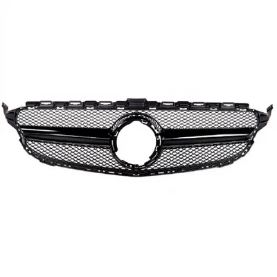 Grill sportowy Black A-Type MERCEDES C-Class W205 S205 A205 C205 Facelift 2018-2021