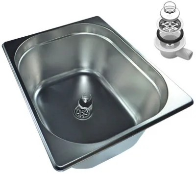 Zlew do kampera przyczepy 32x26 z syfonem DOMETIC
