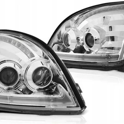 Lampy przednie TOYOTA LAND CRUISER 120 03-09 CHROM