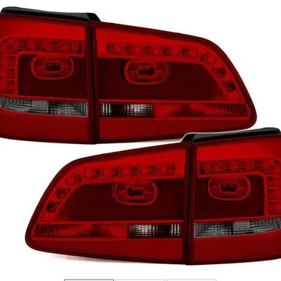 Lampy led vw touran 1t facelift gp2 8/10- red smok