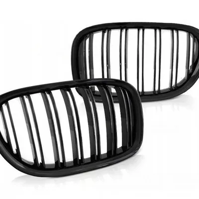 Grill przedni NERKI BMW 7 F01 09-15 BLACK POŁYSK
