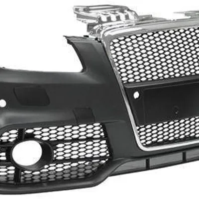 Zderzak przedni rs audi a4 b7 04-08 chrom grill