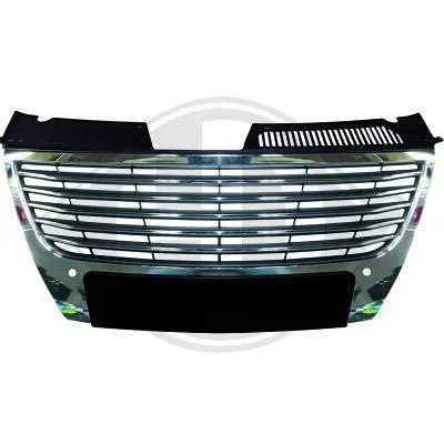 Grill vw passat 3c b6 05-10 black chrom pdc