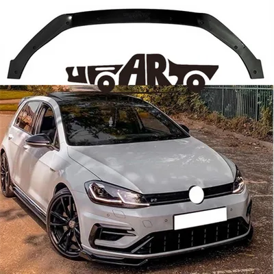 Dokładka przedniego zderzaka Gloss Black VW GOLF VII GOLF Facelift 2017-2019