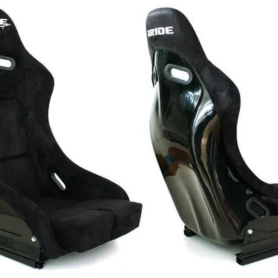 Fotel sportowy GTR Zamsz Bride Black