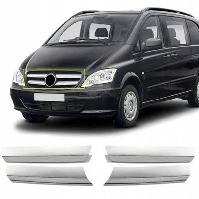 Listwa atrapy przedniej maskownicy grilla MERCEDES VIANO W639 I 2010-2014