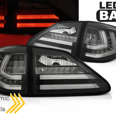 Lampy tylne LED Black Sequential Lexus RX III 350 2009–2012