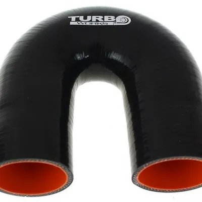 Kolanko 180st TurboWorks Pro Black 45mm