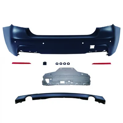 Tylny zderzak sport PDC zestaw z dyfuzorem BMW 3 F30 2011-2018
