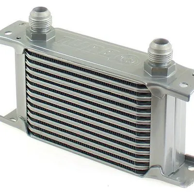 Chłodnica Oleju TurboWorks Slim Line 13-rzędowa 140x100x50 AN10 silver