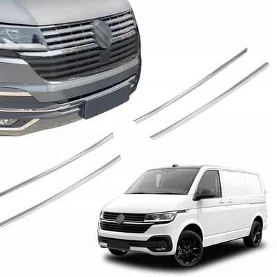 Listwy atrapy przedniej maskownicy grilla do VW TRANSPORTER VI T6.1 2019-