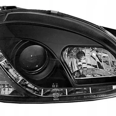 Reflektory przednie Opel Corsa B BLACK DAYLIGHT