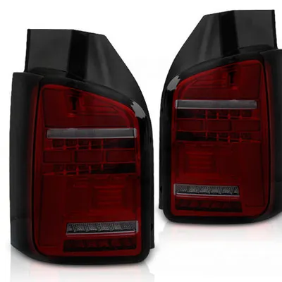 Lampy diodowe red smoke led bar do vw t6 15-19