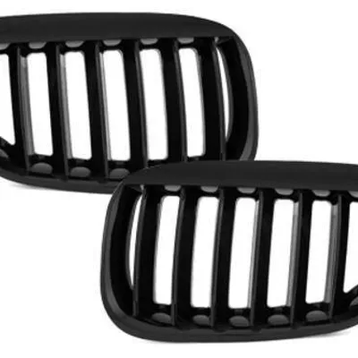Grill (nerki) bmw e53 x5 04-06 czarny połysk
