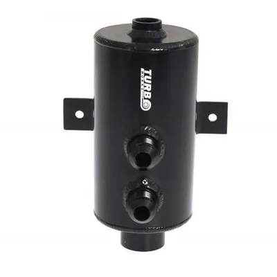 Oil catch tank 0.75L AN10 TurboWorks Czarny