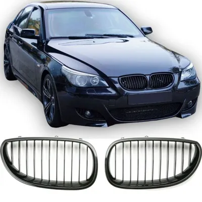 Grill (nerki) do bmw 5 e60 e61 gloss black