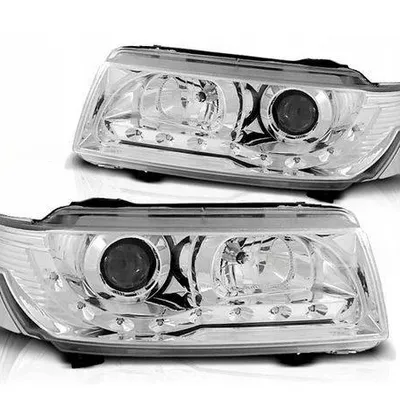 Reflektory przednie VW Passat B4 CHROM DAYLIGHT