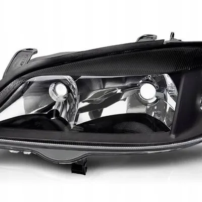 Lampa reflektor lewa black do Opel Astra G 97-04