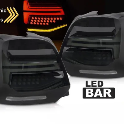 Lampy tylne FULL LED Smoke Dynamic kierunkowskaz VW Polo V 6R 2009-2017 Hatchback