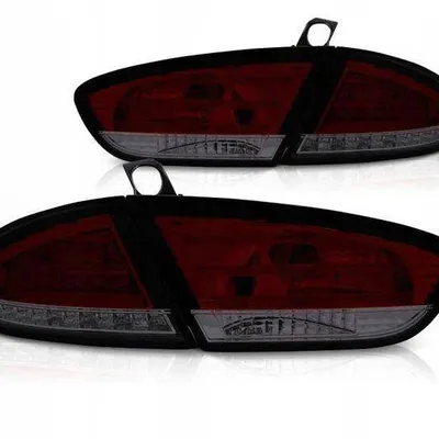 Lampy diodowe nowe Seat Leon 09-13 red smoke led