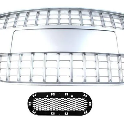 Grill audi q7 4l silver (06-15)