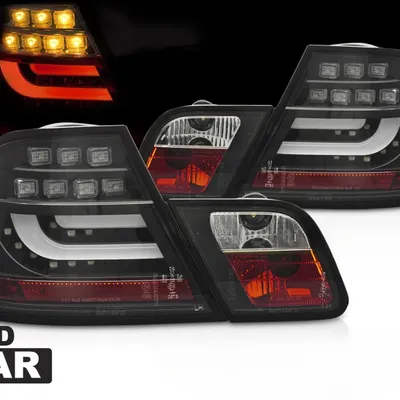 Lampy tylne LED Black BMW E46 Coupe 1999–2003 – Komplet L+P